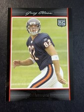 Greg Olsen 2007 Bowman Rookie Card #163 Chicago Bears. rookie card picture