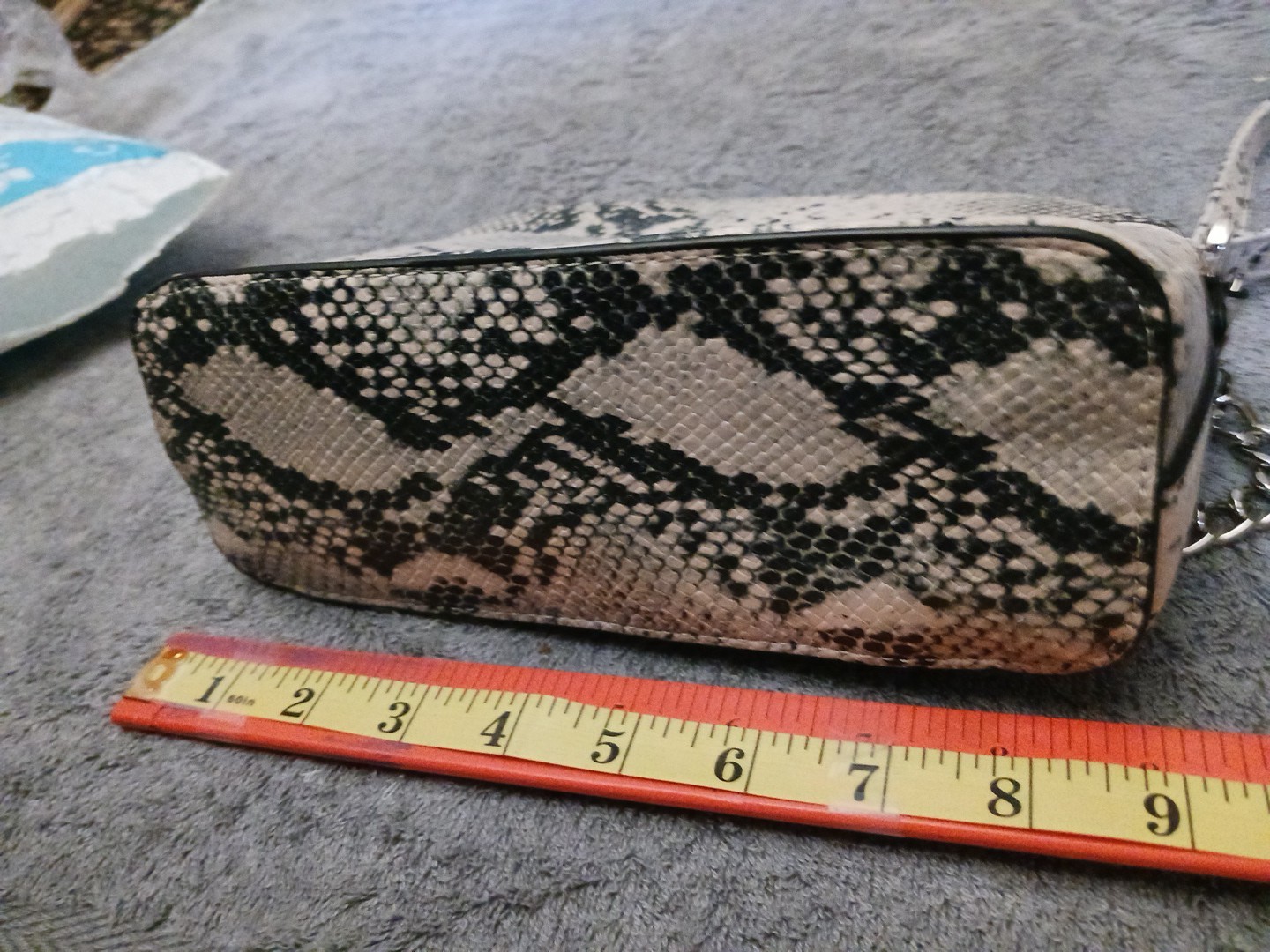 Steve Madden Collection Black White Python Snake … - image 6