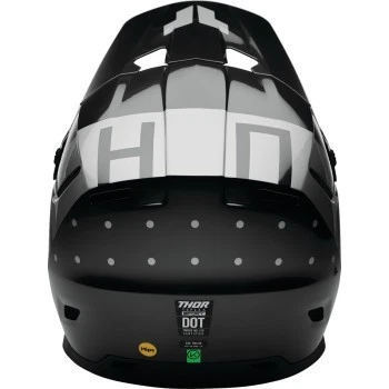 Casco deportivo Thor Reflex cara completa - Rogue carbón/plateado - adulto talla 2XL Foto 4 de 4