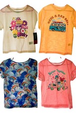 365Kids Garanimals Lot Of 4 Graphic S S T Shirts Girls Size 6 NWT EUC