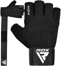 RDX Workout Gloves with Support Strap, Anti-Slip Grip for Gym  Weightlifting