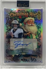 2025 Wild Card Christmas Hit! Tyler Shough Prismatic Silver Rookie Auto #1/1 SSP