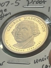 🔥🔥2007 S George Washington Presidential Dollar Choice Proof $1 Coin🔥🔥