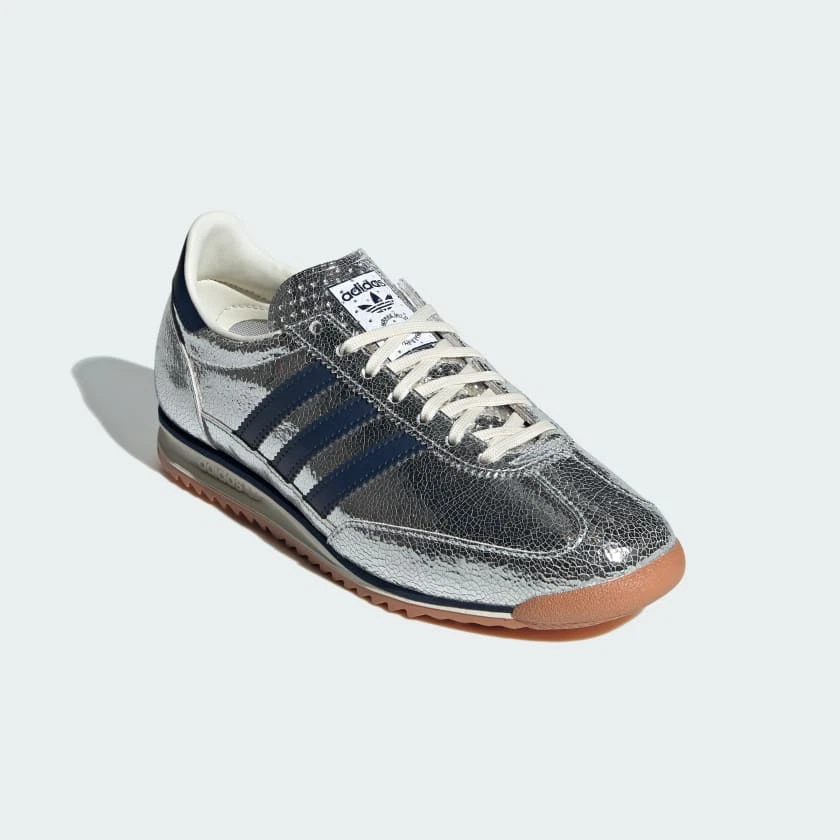 Adidas Originales SL 72 OG JH8654 Plateado Metálico/Azul Marino Colegial/Blanco roto Foto 4 de 4