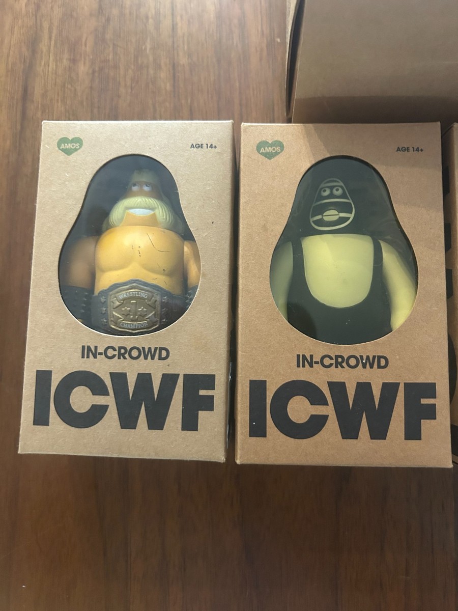 amos toy  ICWF フィギュアセット 7体+ ボックス James Jarvis / Amos Toy In-Crowd ICWF Vinyl Figure Set of 7 | eBay