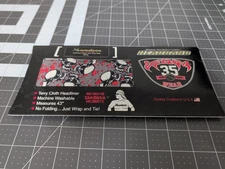 Sandana Paintball Headband Anniversary Edition Red Flying Skulls