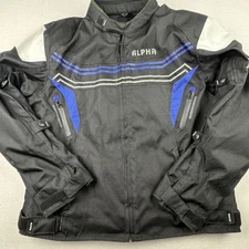 ALPHA CYCLE GEAR MOTORCYCLE ALL SEASON JACKET 2XL