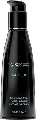 Aqua Fragrance Free Water Based Personal Lubricant 120Ml