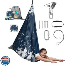 Indoor Sensory Swing for Kids or Outdoor   Holds 300lbs, Double-L