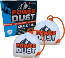 Rubigo Pro Refillable Climbing Chalk Ball 65g - 2 Pack for Rock Climbing