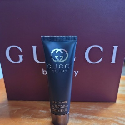Gucci Guilty Pour Homme Shower Gel for Men TRAVEL Size 1.6oz, 50ml NEW, Sealed