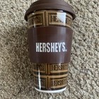 Hershey’s Ceramic Coffee/Porcelain Cup Travel Mug 12oz Silicone Grip + Lid — photo 1