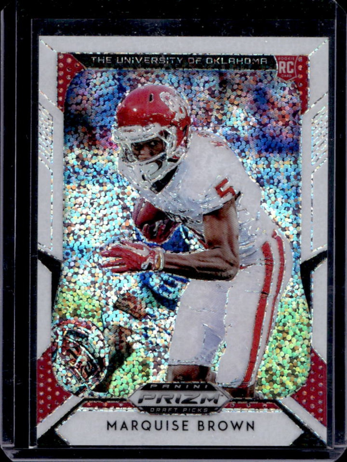 Marquise Brown Panini Prizm Draft Picks #102 White Sparkle