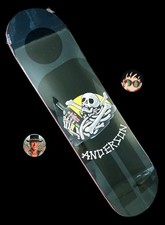 RARE Brian Anderson XXX Beer Skeleton Girl Skateboard Deck Koston P-Rod NOS NEW