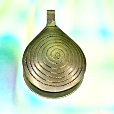 Antique Extremely Rare Ancient Viking Silver Amulet Pendant Necklace