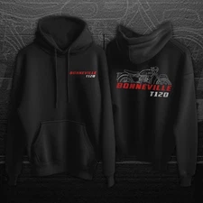 Illustration for a Triumph Bonneville T120 1959–1975 fans - Motorcycle Hoodie