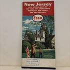 New Jersey Esso Road Maps: 1956-57, 1959, & 1964 Good Shape. 1964 Tears At Folds — photo 5
