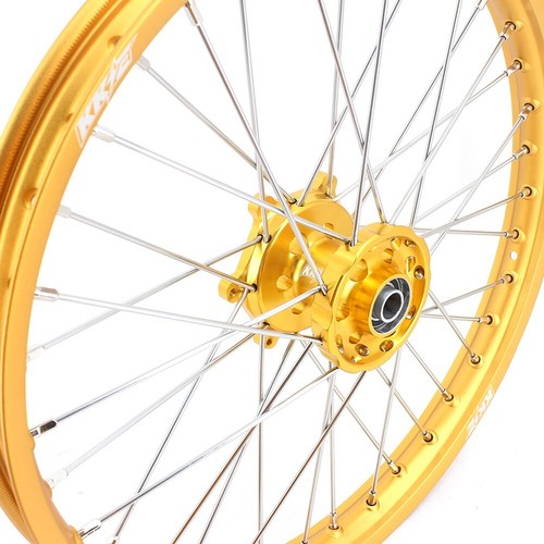Llantas KKE 21-19"" MX para SUZUKI RM125 2001-2007 RM250 2001-2008 buje dorado - Imagen 11 de 12