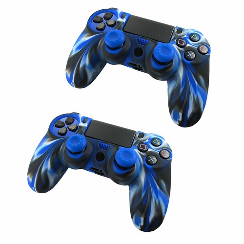 Silicone Case Skin Grip Cover For Sony PlayStation 4 PS4 Controller Slim Pro - Picture 11 of 15