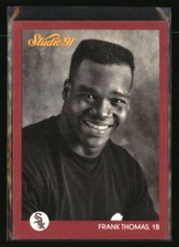 Frank Thomas 1991 Leaf Studio #40 BASEBALL Card