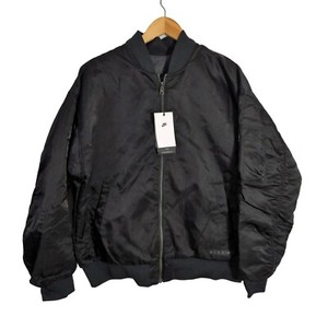 NIKE WOMENS SPORTSWEAR REVERSIBLE BOMBER JACKET (BLACK/ANTHRACITE) FN3168-010