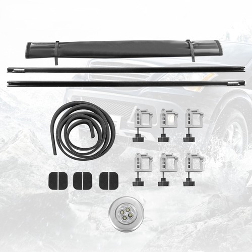 6ft Roll-Up Tonneau Cover For 2019-2022 Ford Ranger Truck BED w/LED Waterproof - Picture 10 of 11