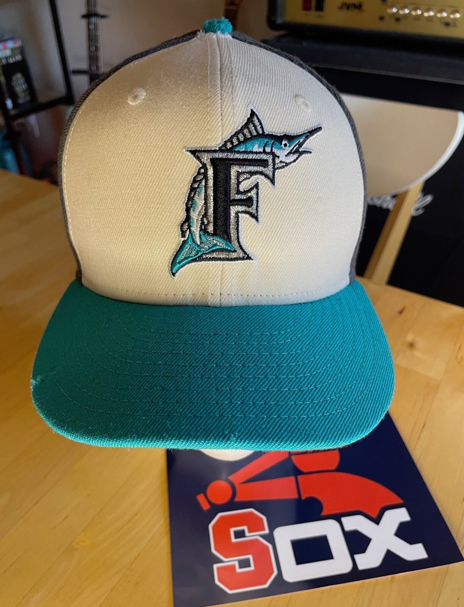 Florida Miami Marlins MLB Fitted Hat New Era 59Fifty 1/2 vintage