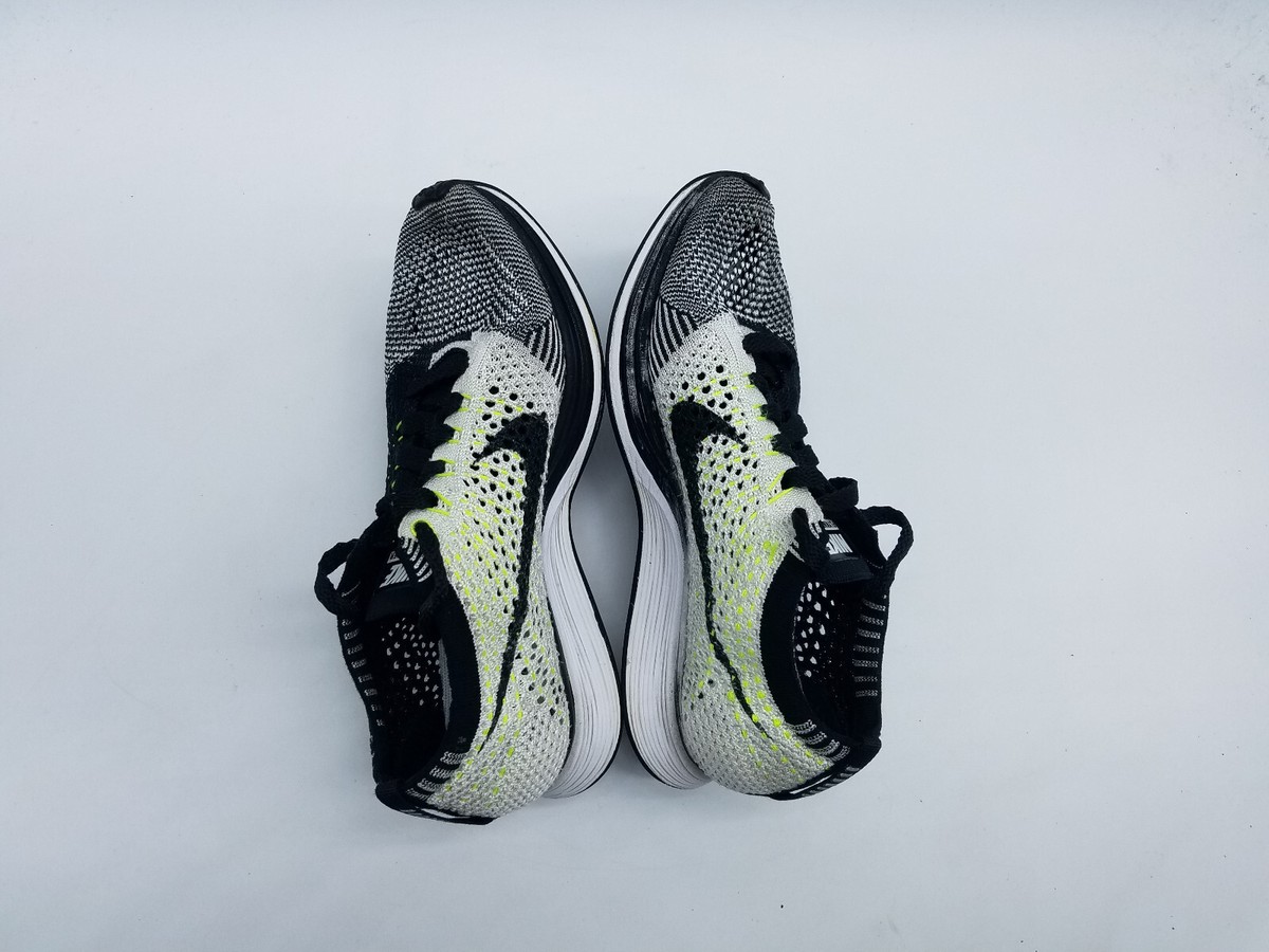 靴 NIKE FLYKNIT RACER BLACKOUT 27cm Nike Flyknit Racer Triple Black for Sale | Authenticity