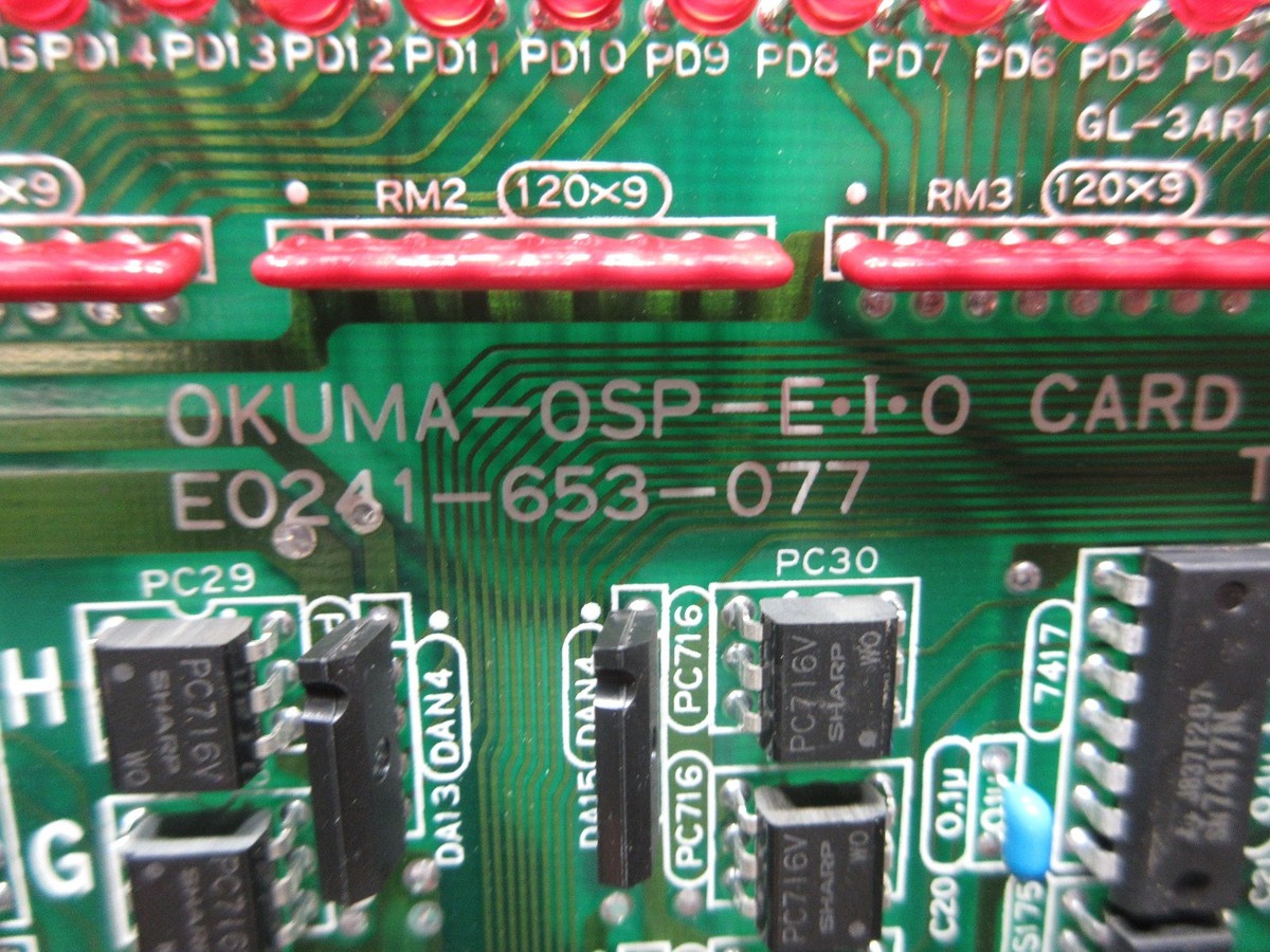 OKUMA CIRCUIT BOARD OKUMA-OSP-E I O CARD E0241-653-077 1911-1278 
