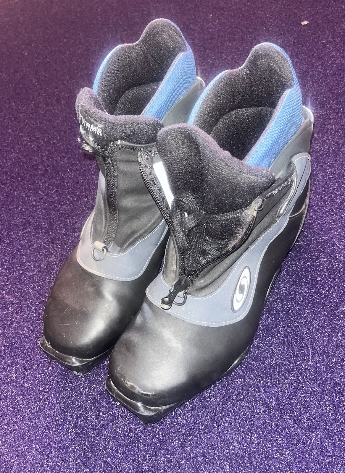 Scarponi da sci di fondo Salomon Escape 7 nero blu uomo taglia EU 41 US 8