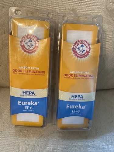[2er Pack] Arm & Hammer Staubsauger HEPA Geruchsbeseitigungsfilter Eureka EF-6
