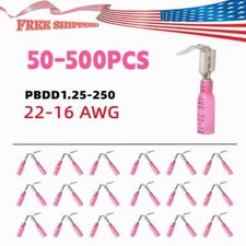 22-16AWG 50-500pcs Piggyback Heat Shrink Quick Disconnect Terminals Male/Female