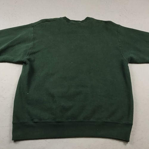VINTAGE North Dakota State Bison Sweatshirt Mens XL Green Crewneck Heavy NCAA - Picture 7 of 10