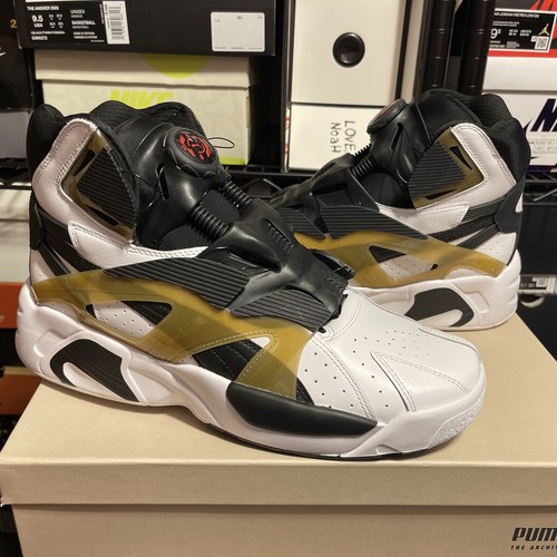 PUMA DISC SYSTEM WEAPON OG White/Black/Gold SIZE 9