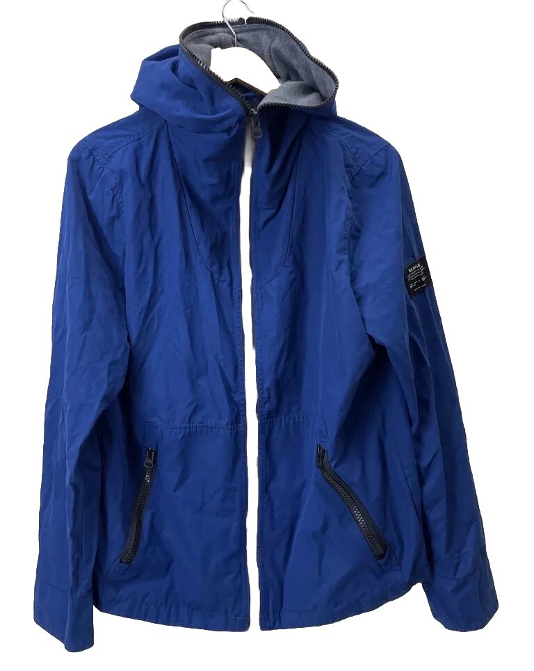 Chaqueta de Senderismo Ecoalf Para Hombre Talla L Azul Rara Hecha de Botellas Recicladas