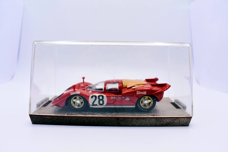 Modellino auto scala 1:43 Ferrari 512 S racing Brumm diecast modellismo statico - Immagine 2 di 4