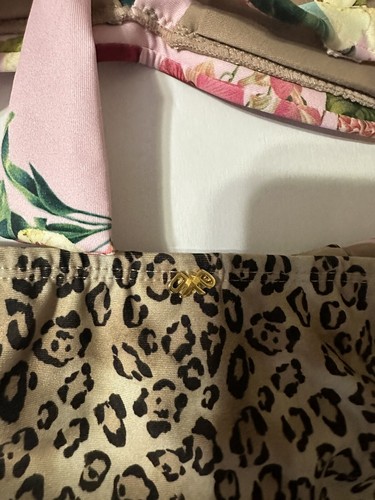 PQ Girls Leo 852B Size 12 Floral Animal Print Two Piece Swimsuit NWT $76 - Picture 6 of 12
