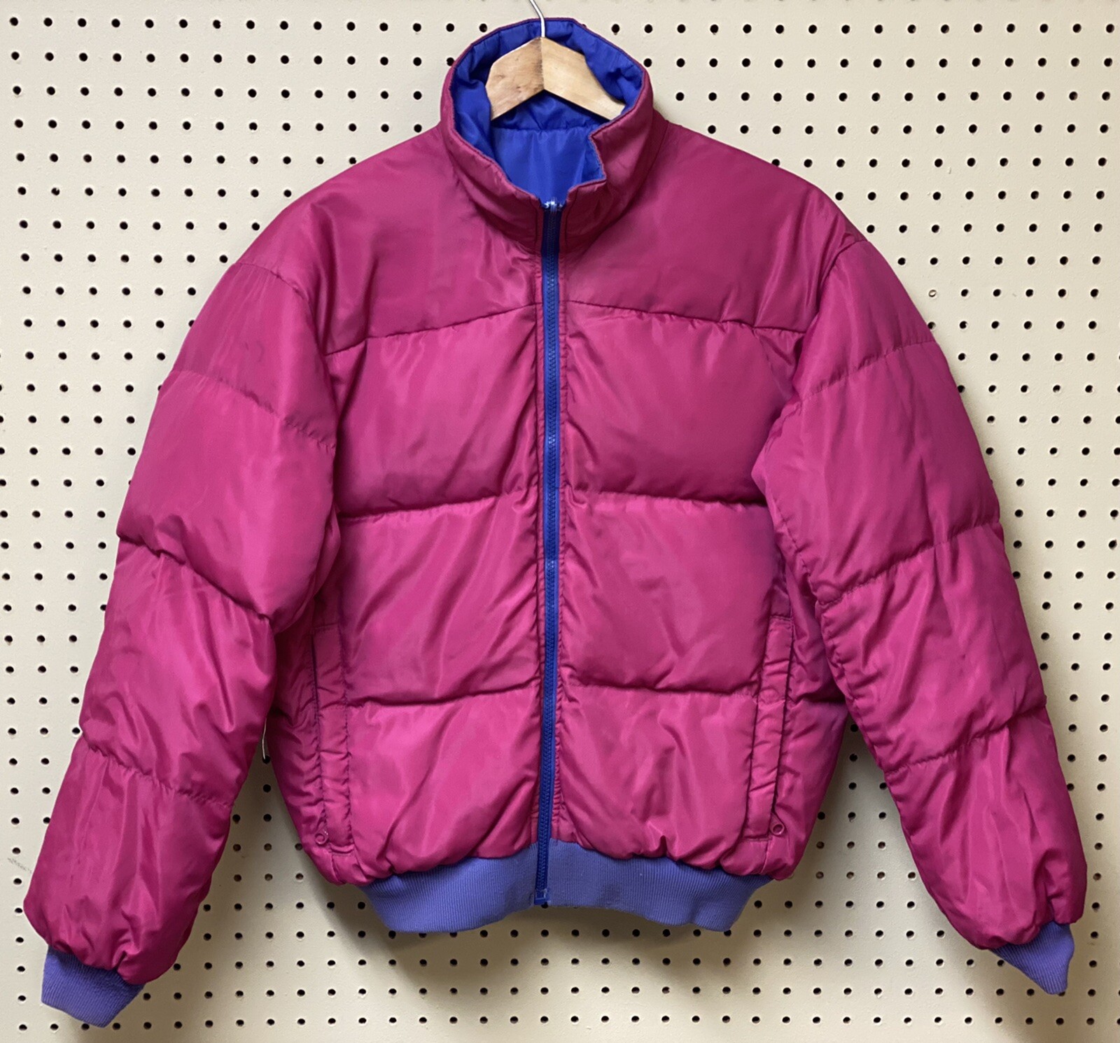 Vintage Columbia 90s Down Puffer Jacket Reversable Bl… - Gem