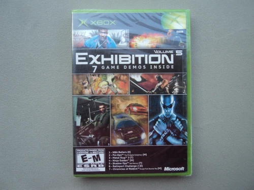 New Sealed Exhibition: Demo Disc for Xbox -- Vol. 5 (Microsoft Xbox, 2004) NIP