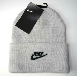 nike grey beanie