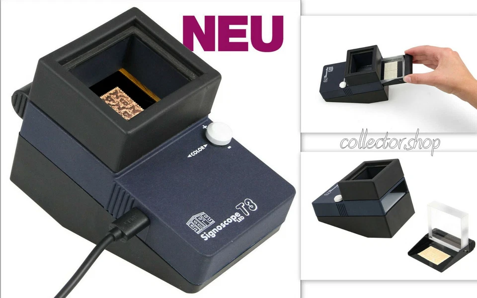 SAFE SIGNOSCOPE T3-IL NUOVO FILIGRANOSCOPIO ELETTRONICO PER FRANCOBOLLI