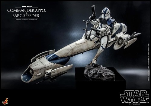 Hot toys Star Wars The Clone Wars Commander Appo & BARC Speeder 1/6 Scale Figure - Picture 4 of 13