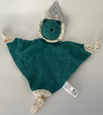 3981🌟Doudou Plat Mouchoir Lion Vert Lange SIMBA TOYS NICOTOY Kiabi