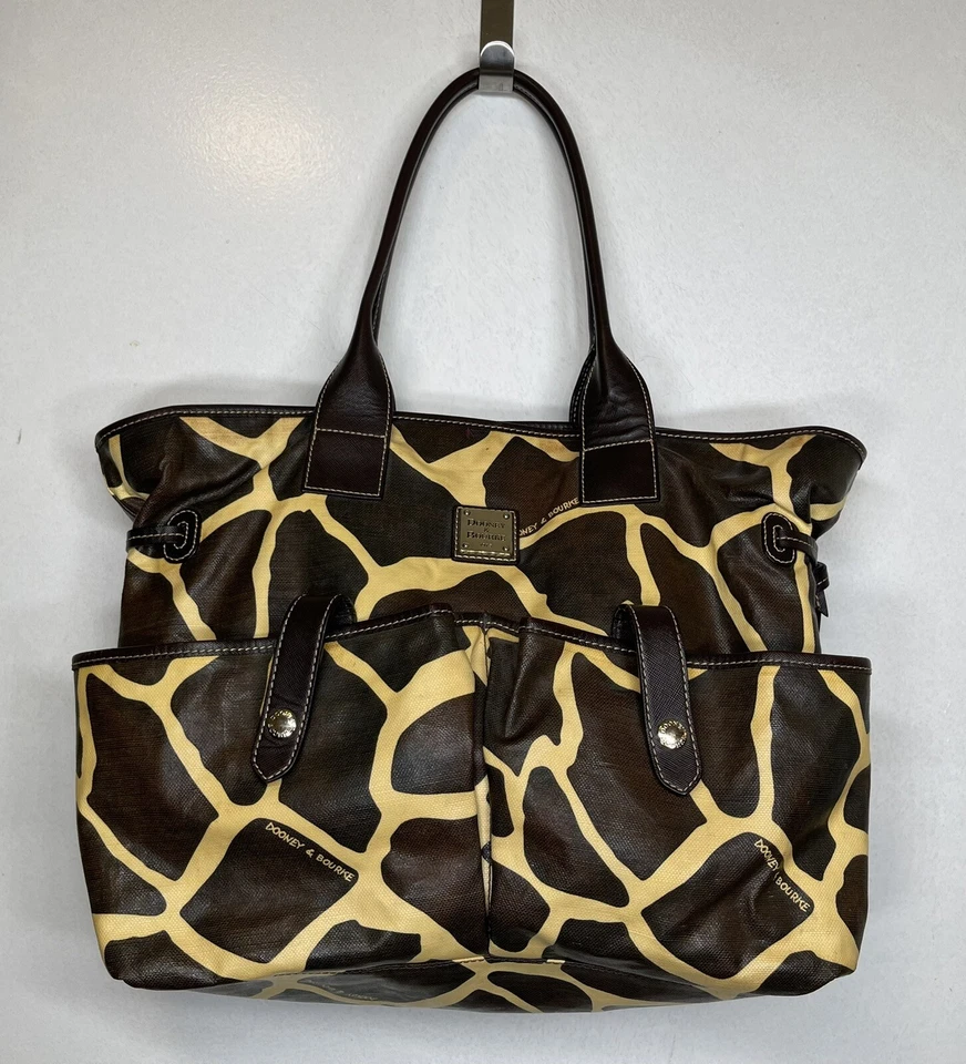 Lona recubierta con estampado de jirafa DOONEY & BOURKE - grande (XL)