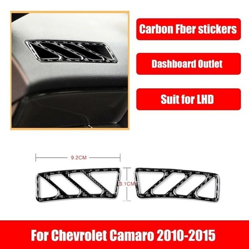 21Pcs For Chevrolet Camaro 2010-2015 Carbon Fiber Full Interior Kit Set Cover - Picture 3 of 9