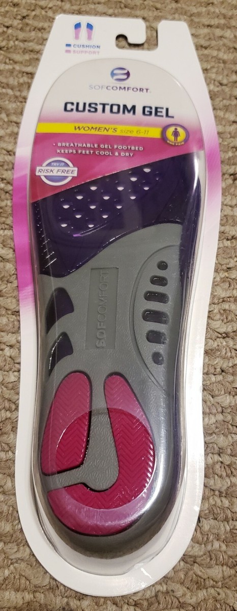 SofComfort Women's Size 6-11 Custom Gel Insoles UK