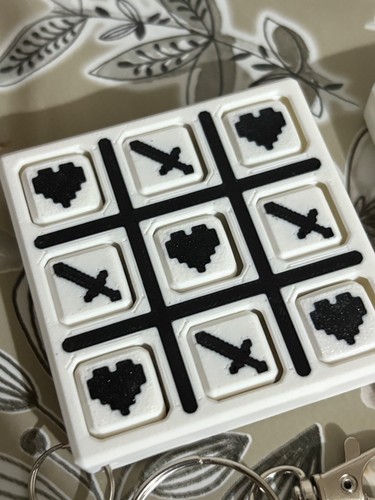 TicTacToe Minecraft Cubic Portachiavi Zaino Portachiavi Ritorno a Scuola Portachiavi Giocattolo - Foto 6 di 17