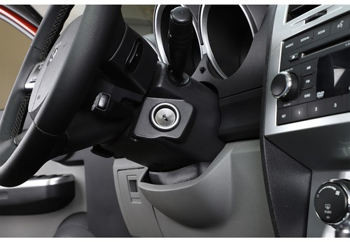 For 2007-2012 DODGE NITRO Push to Start Ignition Switch Round ABS Red Trim - Picture 5 of 18