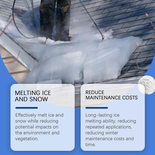 100g Pet Ice Melt For Concrete Ice Melt Pet Friendly For Ice Removal - Foto 9 di 11