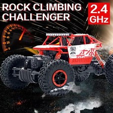 4WD Off-Road RC Monster Truck 1/18 Vehicle 2.4G Remote Control Buggy Crawler Car